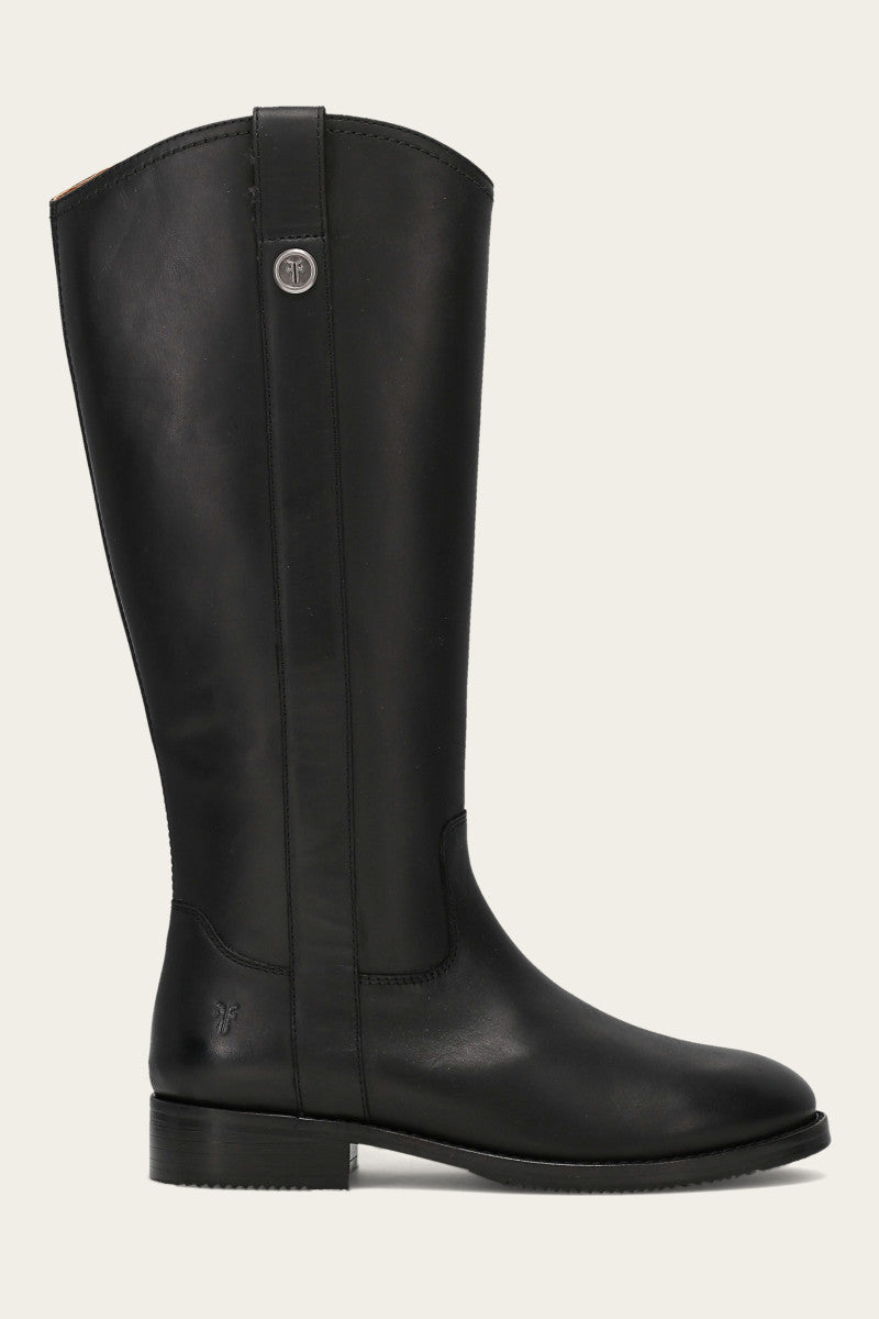 Melissa Button Tall Inside Zip Wc - Black - Outside