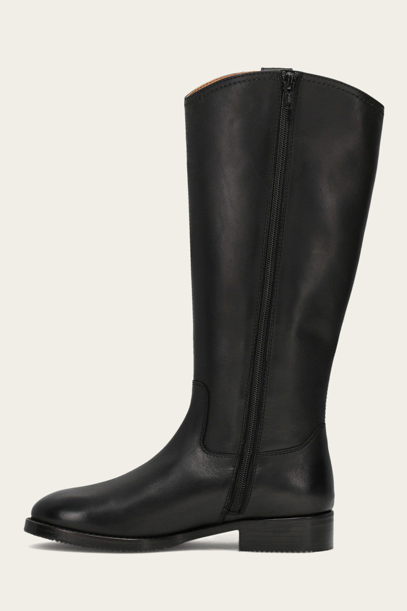 Melissa Button Tall Inside Zip Wc - Black - Inside