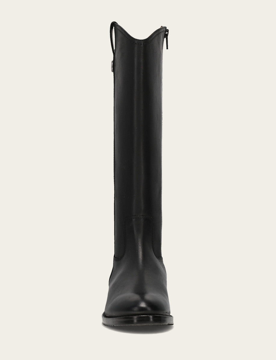 Melissa Button Tall Inside Zip - Black - Front