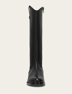 Melissa Button Tall Inside Zip - Black - Front