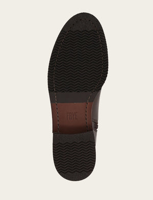 Melissa Button Tall Inside Zip - Dark Brown - Sole