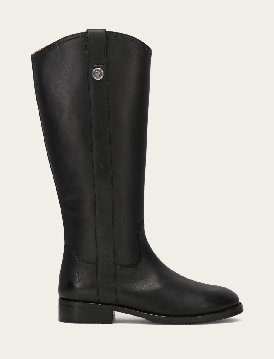 Melissa Button Tall Inside Zip - Black - Outside