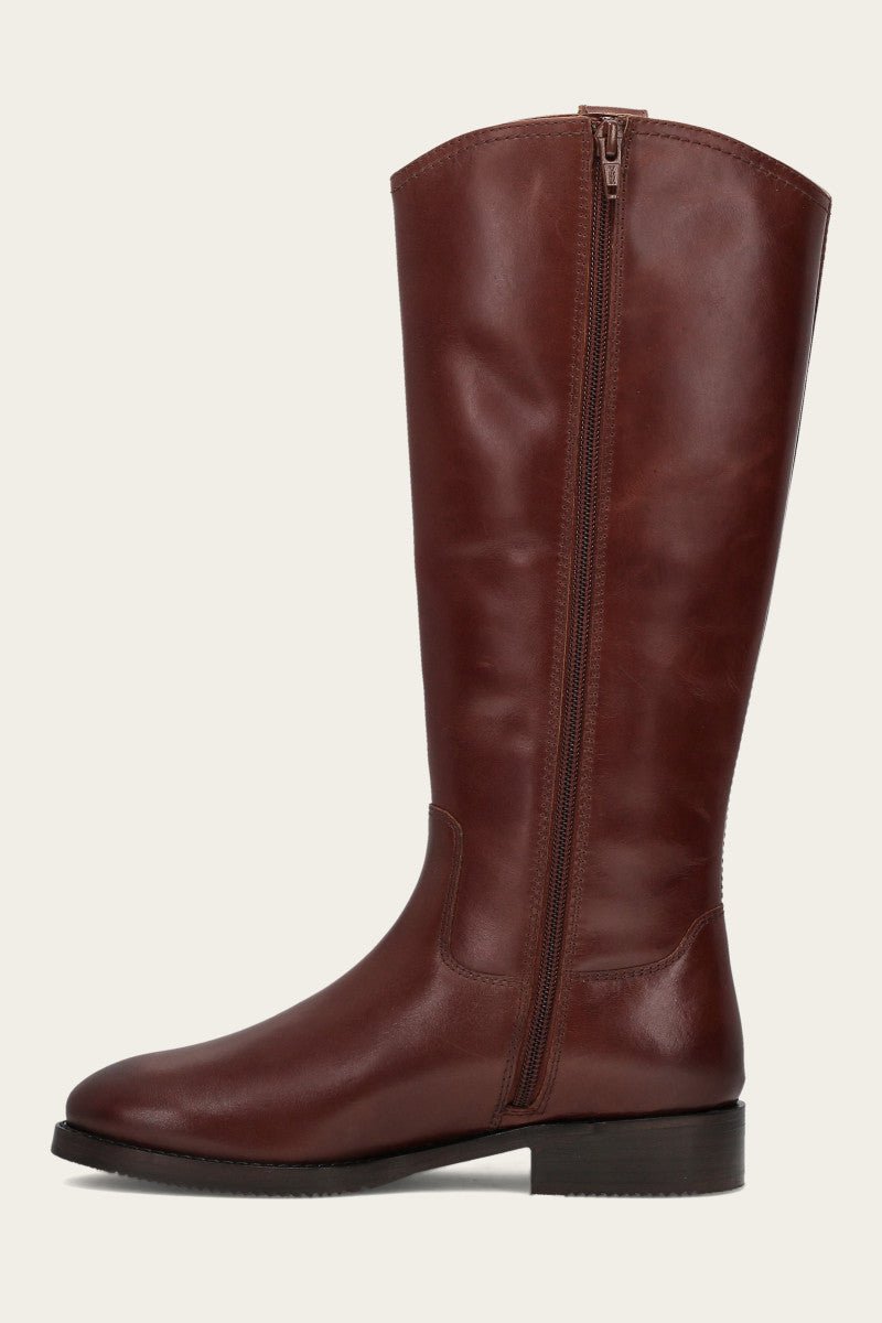 Melissa Button Tall Inside Zip - Saddle - Inside