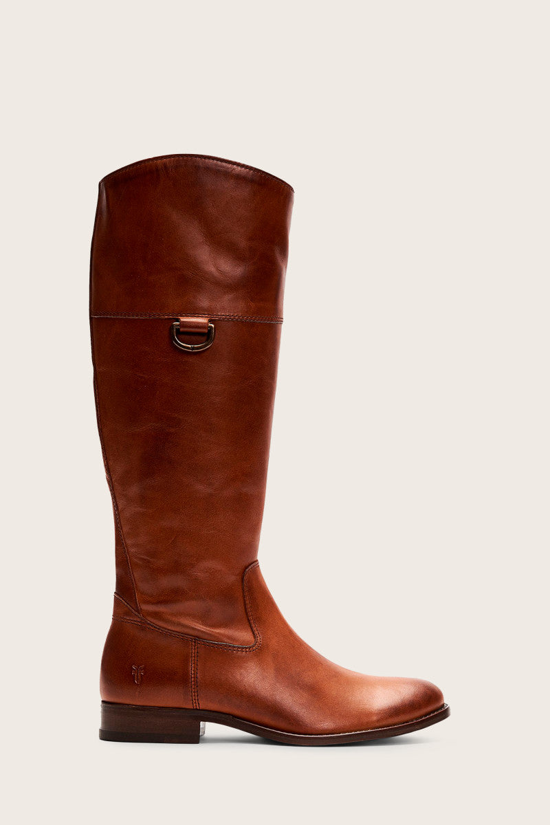 Melissa D Ring Tall - Caramel - Outside