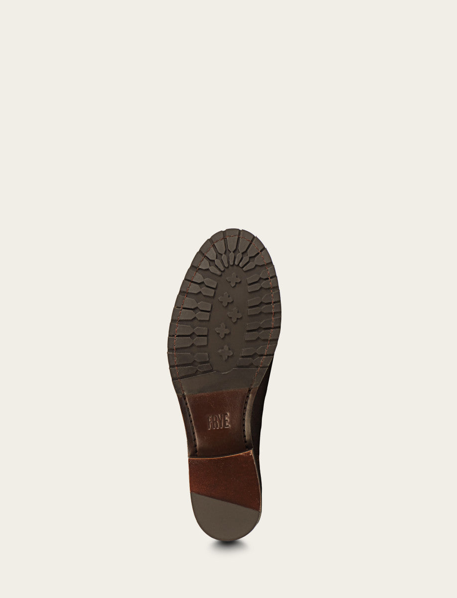 Melissa Double Sole Button Lug Tall - Brown - Sole