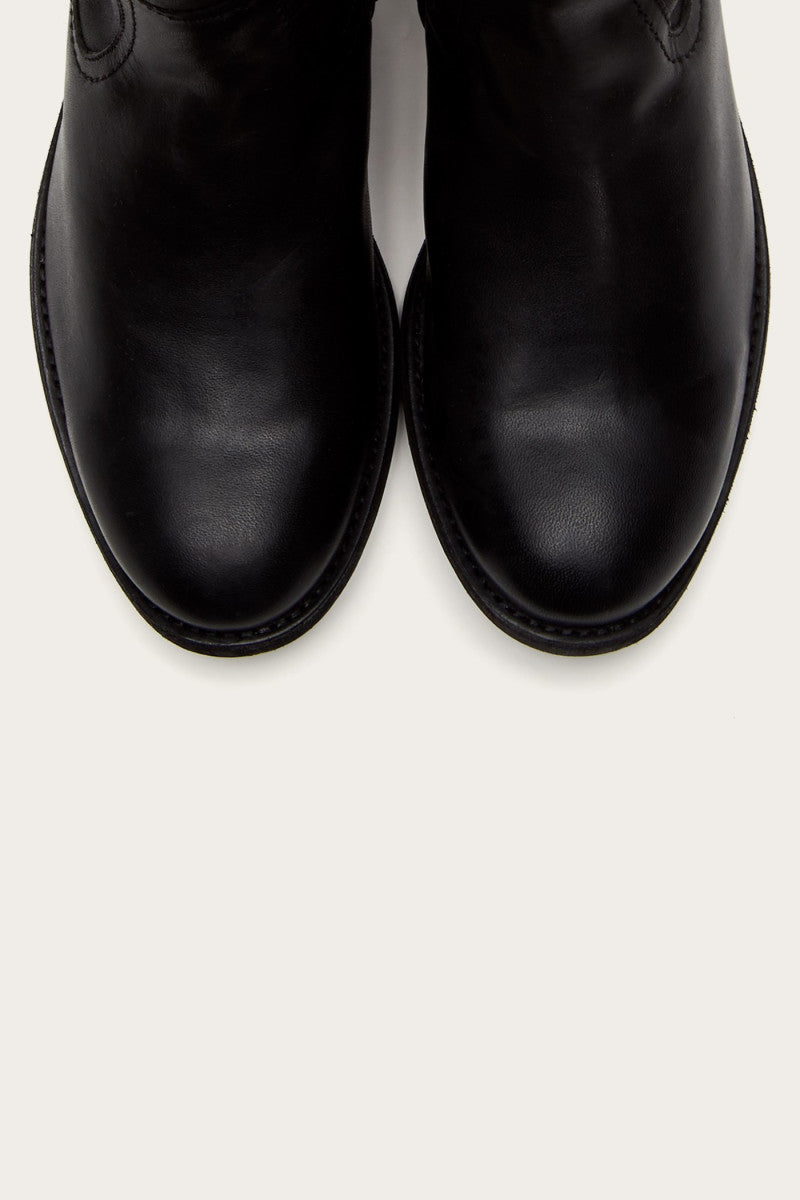 Melissa Inside Zip Tall Wc - Black - Top Down