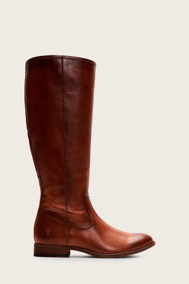 Melissa Inside Zip Tall - Caramel - Outside