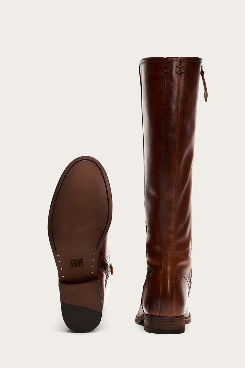 Melissa Inside Zip Tall - Caramel - Sole