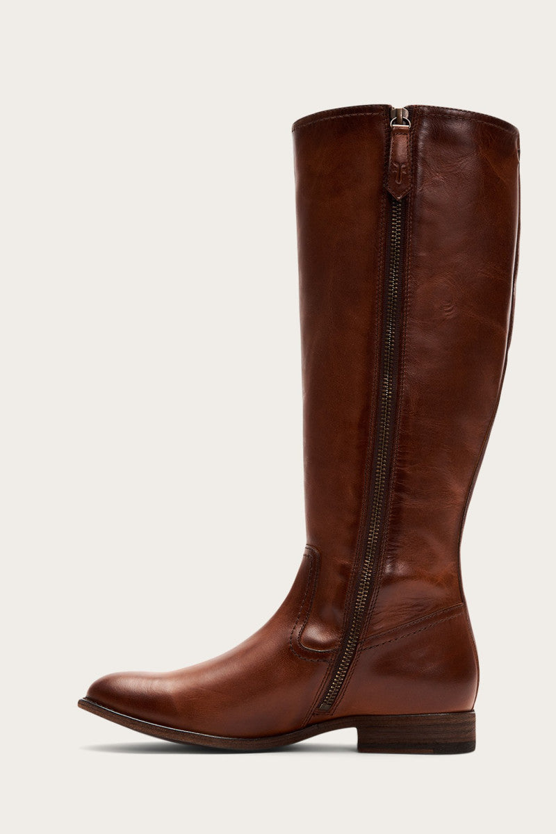 Melissa Inside Zip Tall - Caramel - Inside