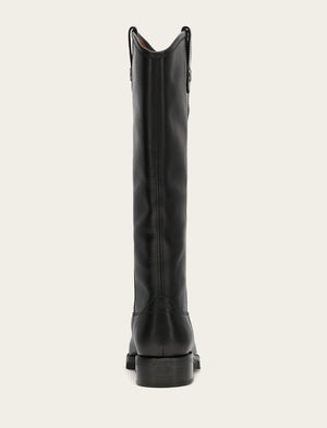 Melissa Lug Button Tall Wc - Black - Back