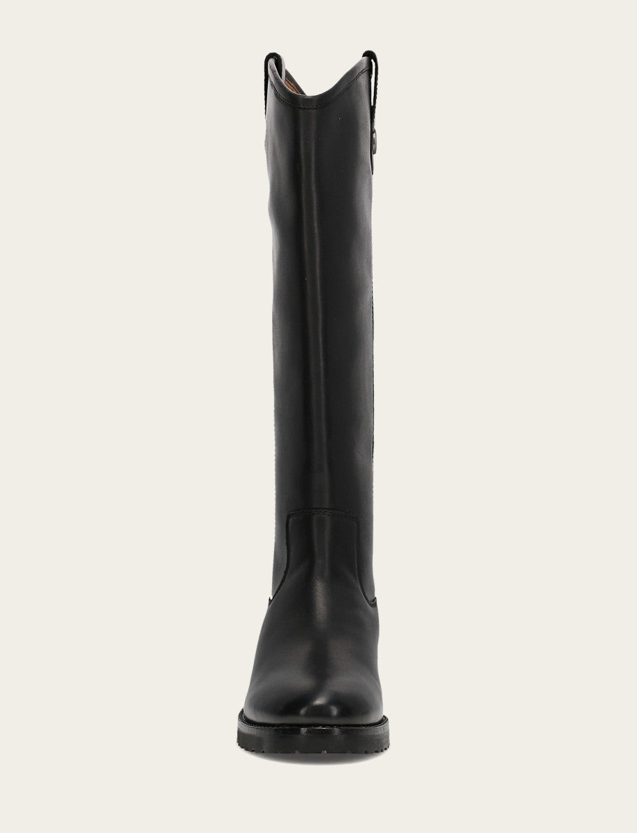 Melissa Lug Button Tall Wc - Black - Front