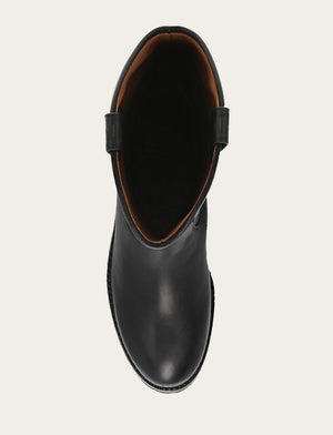 Melissa Lug Button Tall Wc - Black - Top Down