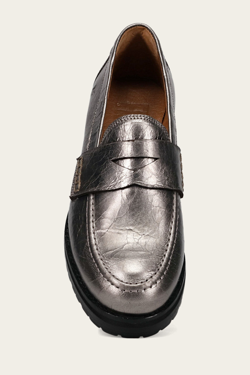 Melissa Lug Loafer - Dark Pewter - Top Down