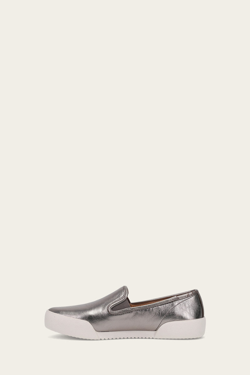 Mia Slip On - Dark Pewter - Inside