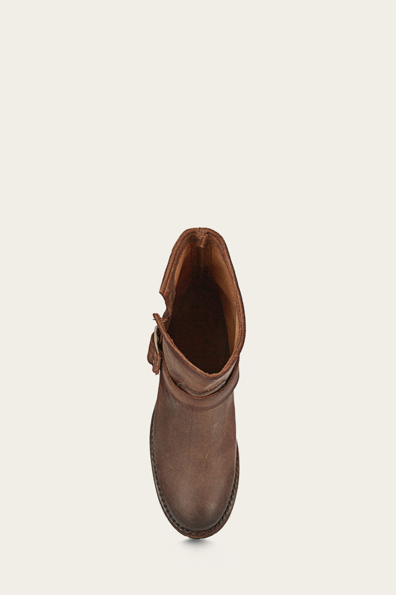 Natalie Engineer Short - Dark Brown - Top Down