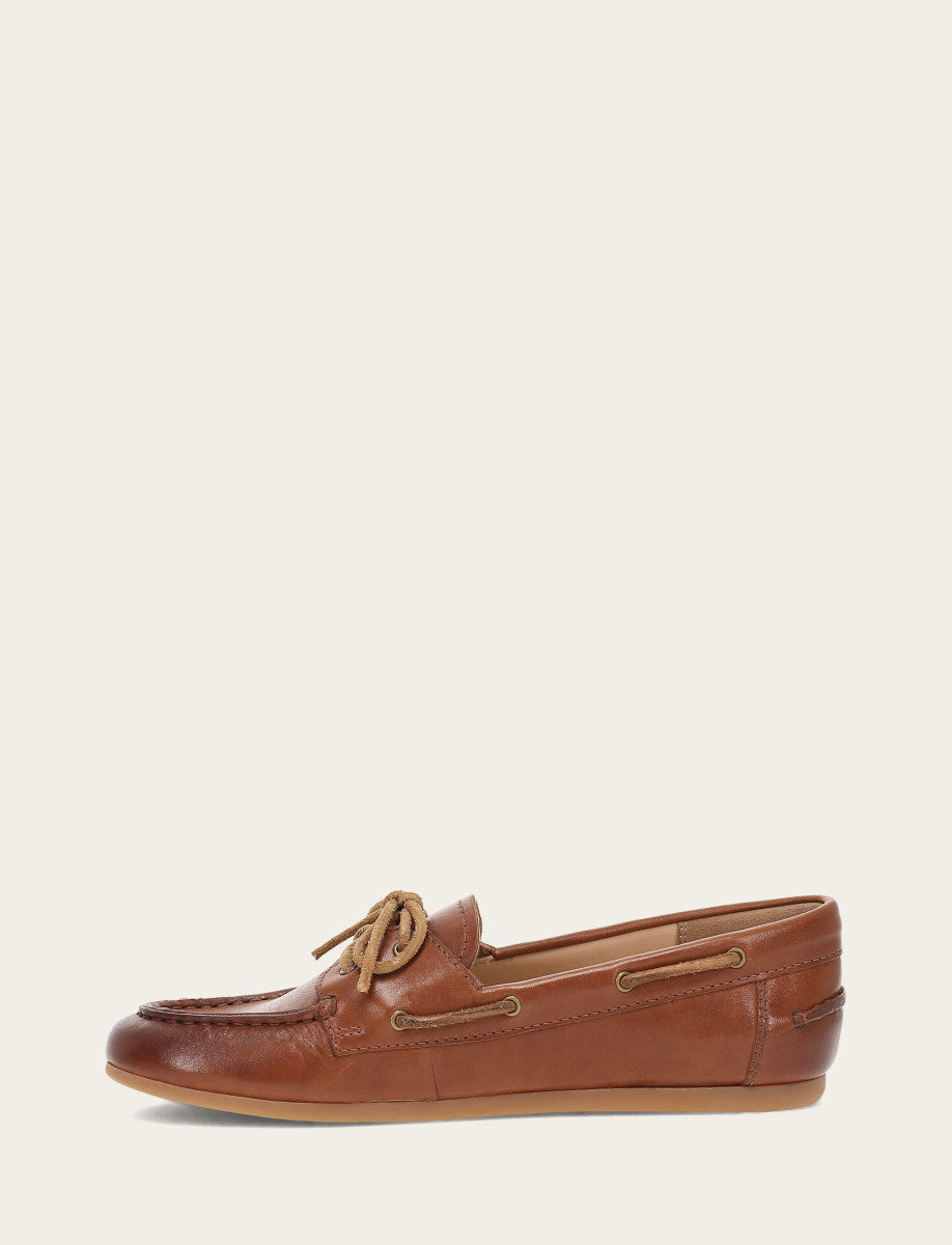 Naya Boat Shoe - Cinnamon - Inside