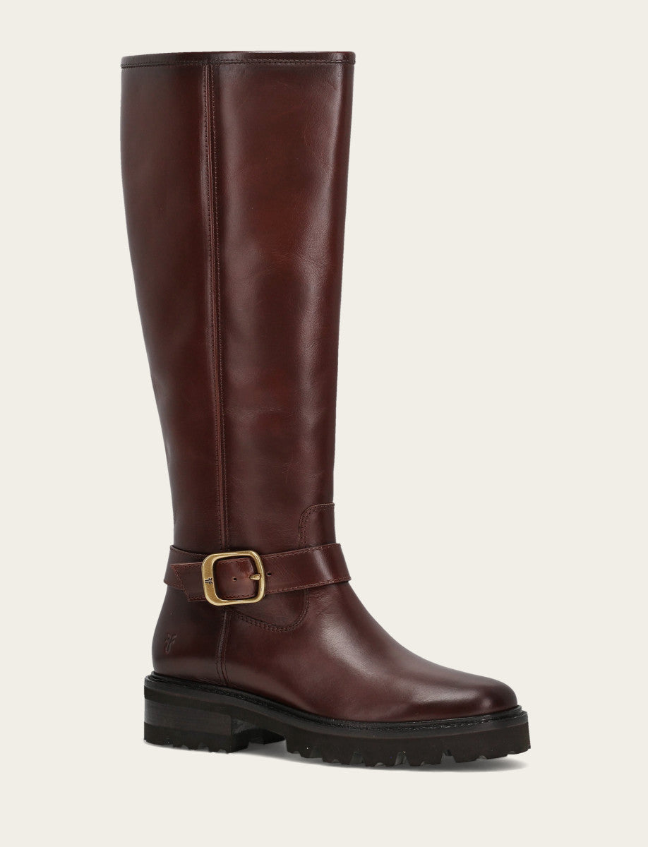 Olivia Buckle Tall - Bourbon - Hero