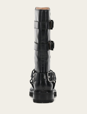 Olivia Moto Mid - Black - Back