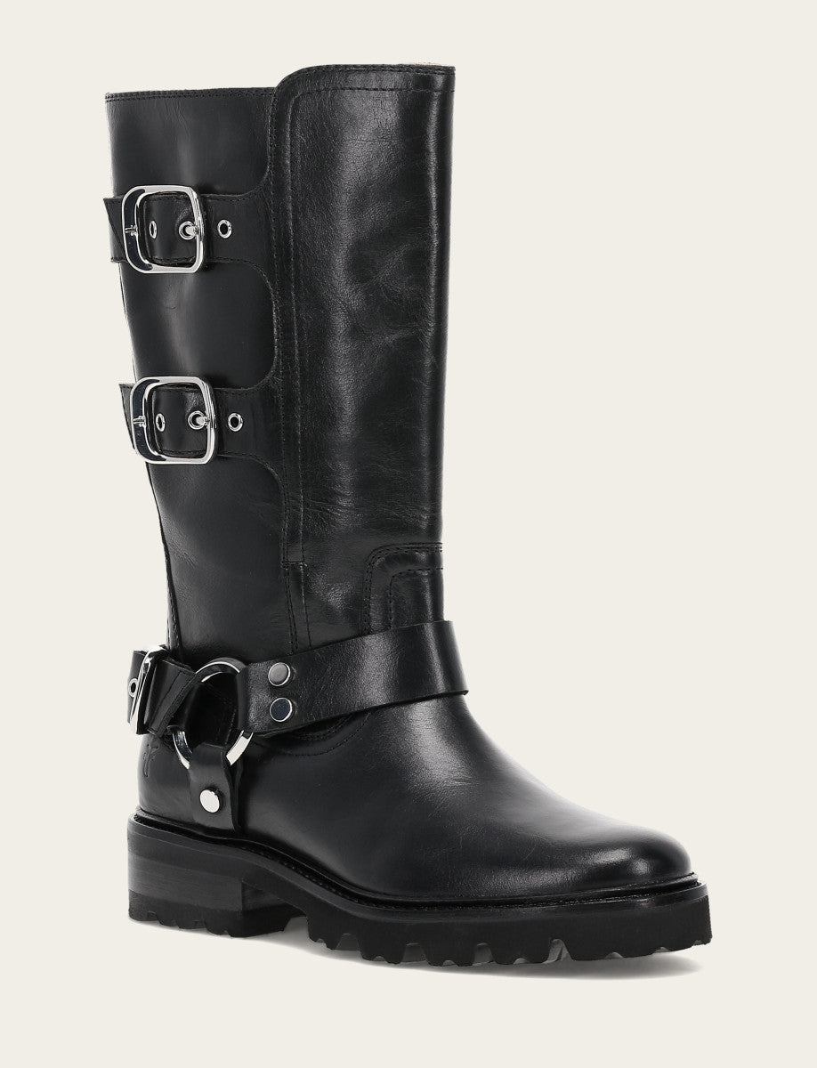 Olivia Moto Mid - Black - Hero