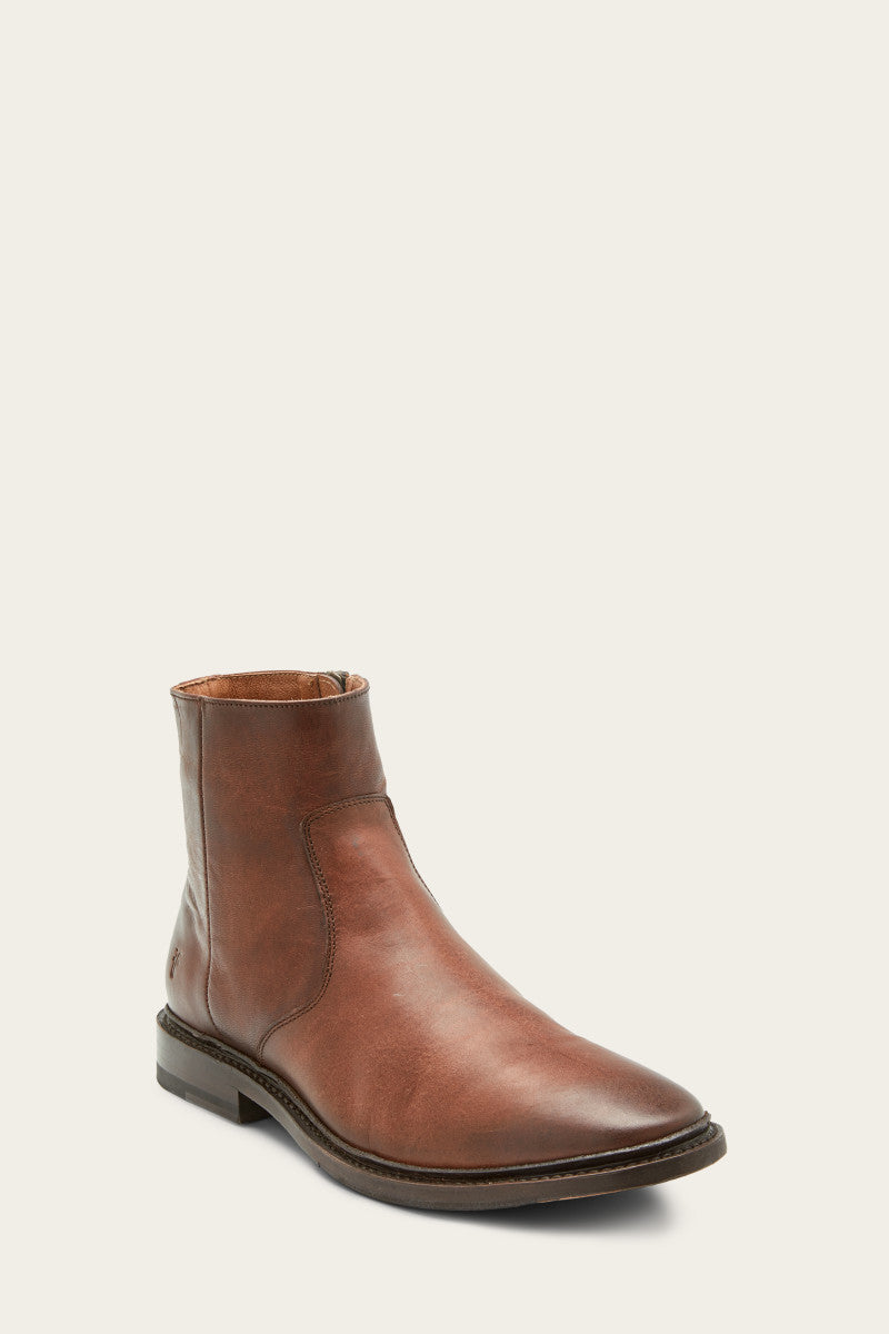 Paul Inside Zip - Cognac - Hero