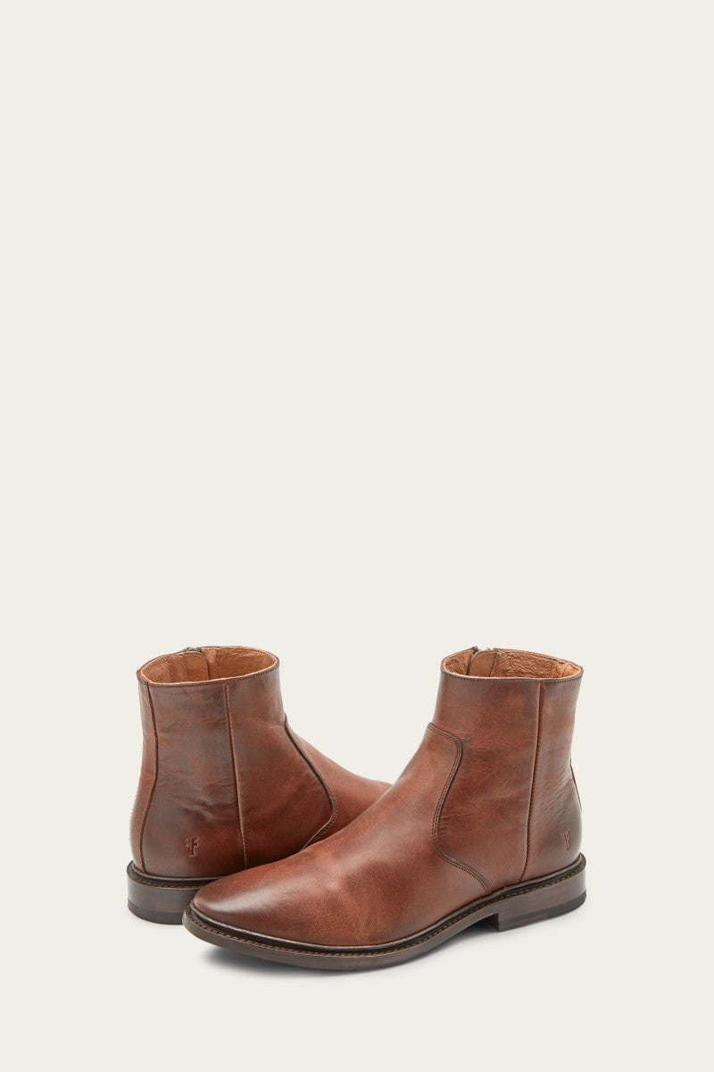 Paul Inside Zip - Cognac - Pair