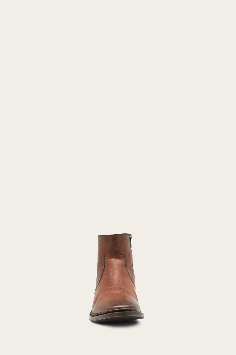 Paul Inside Zip - Cognac - Front