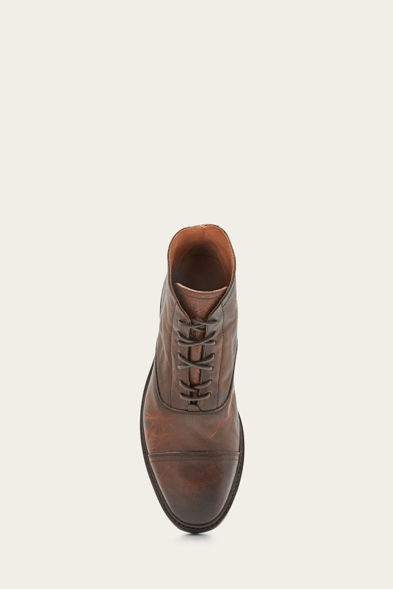 Paul Lace Up - Walnut - Top Down