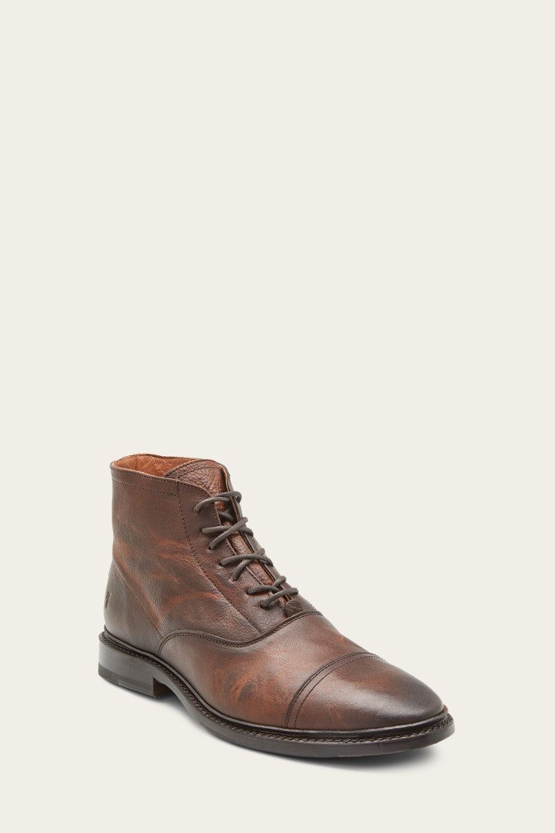 Paul Lace Up - Walnut - Hero