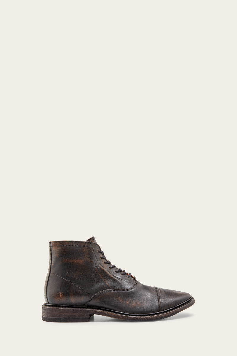 Paul Lace Up - Black - Outside