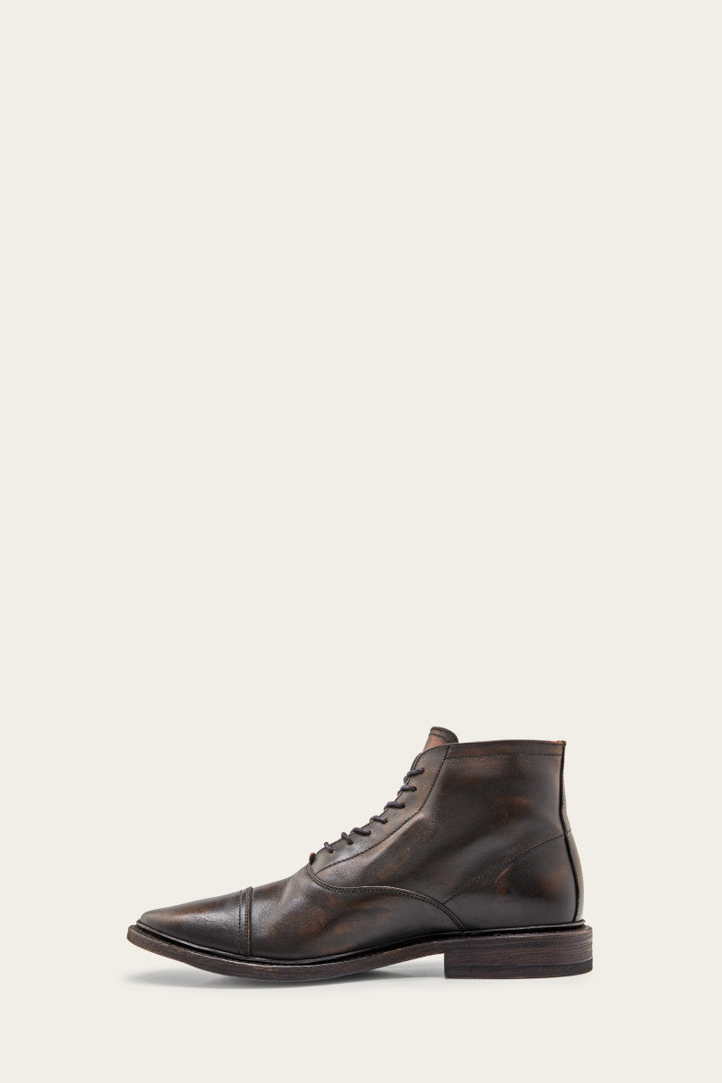 Paul Lace Up - Black - Inside