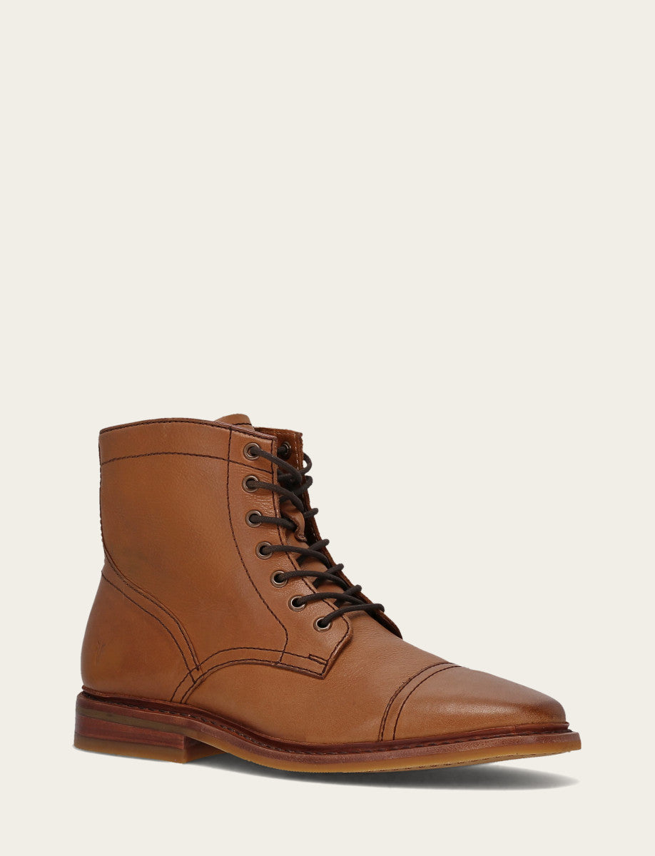 Paul Mid Lace - Saddle - Hero