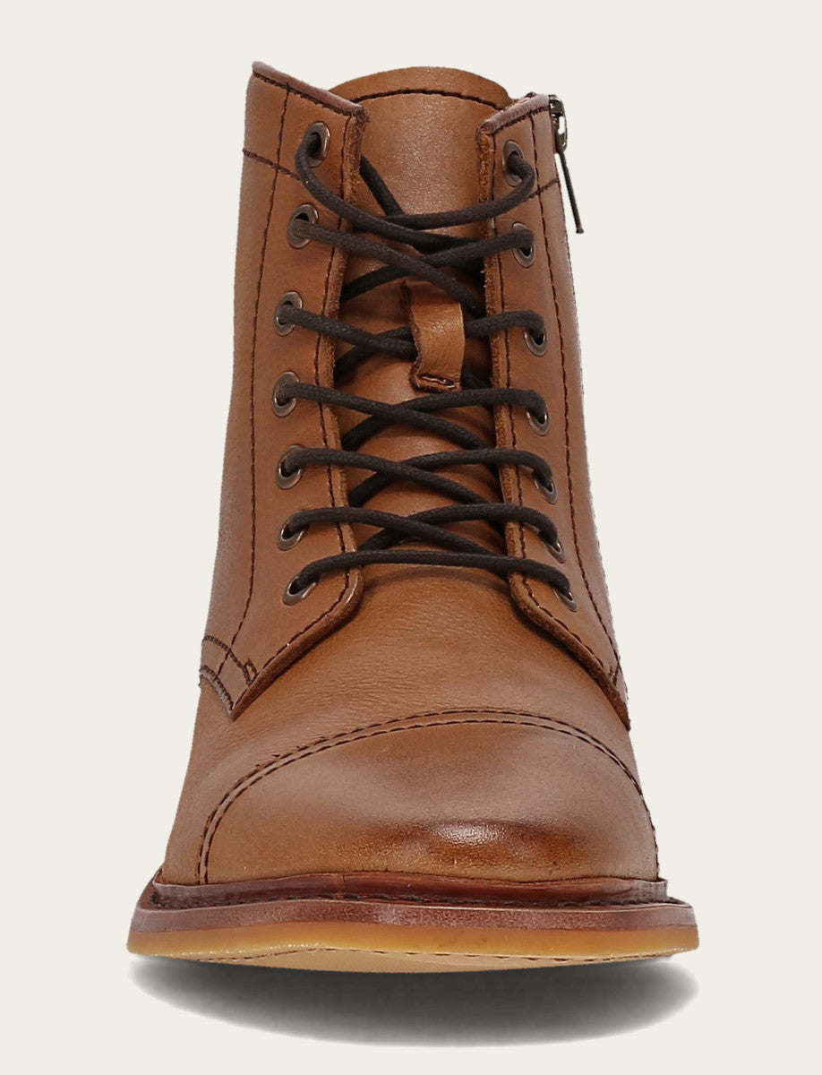 Paul Mid Lace - Saddle - Front