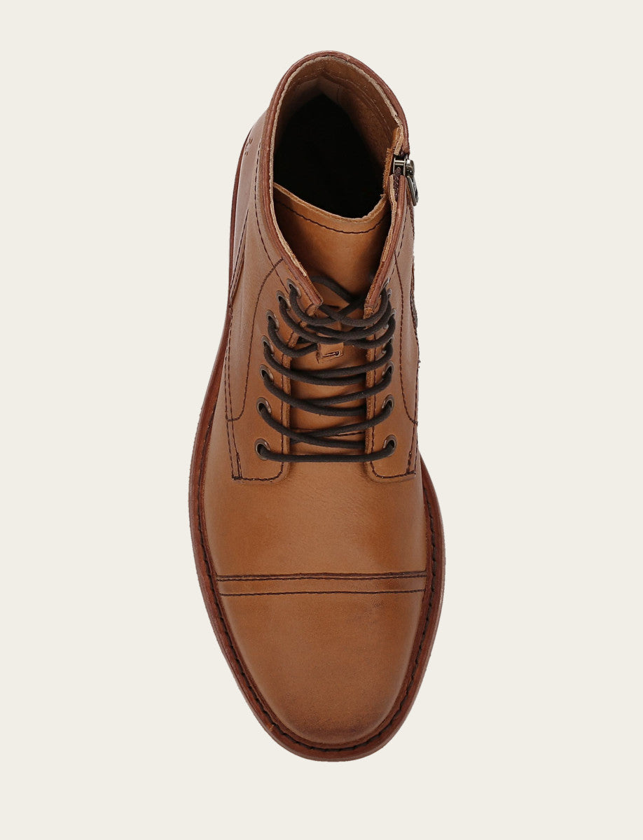 Paul Mid Lace - Saddle - Top Down