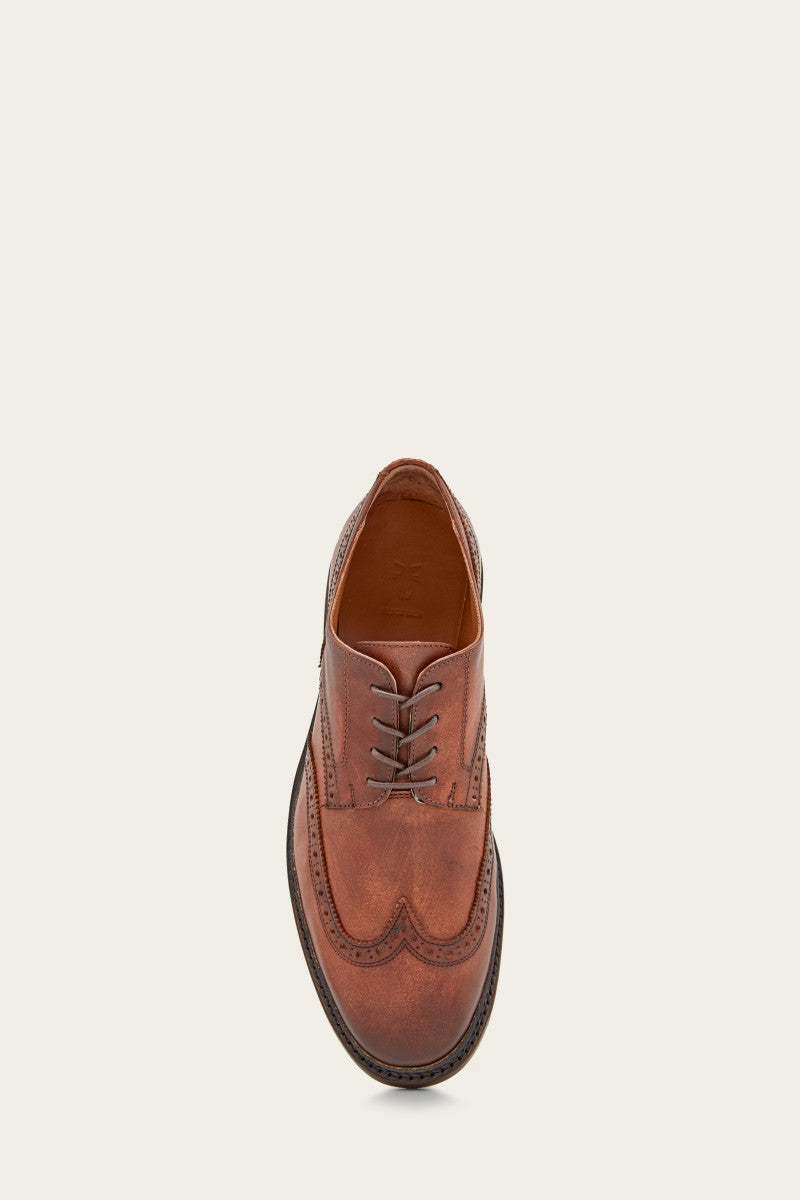 Paul Wingtip - Cognac - Top Down
