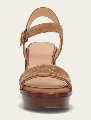 Pipa Woodstock Sandal - Almond - Front