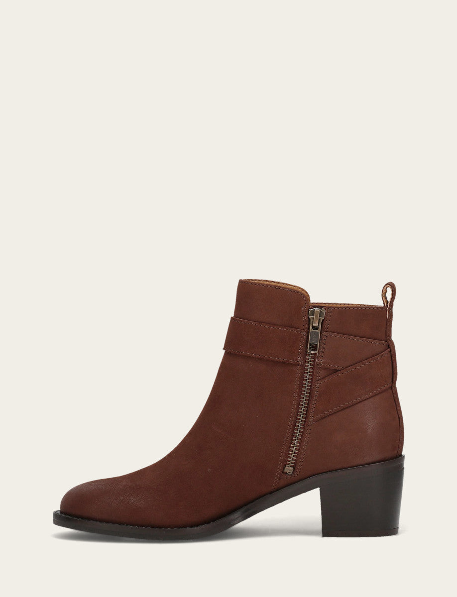 Piper Bootie - Brown - Inside