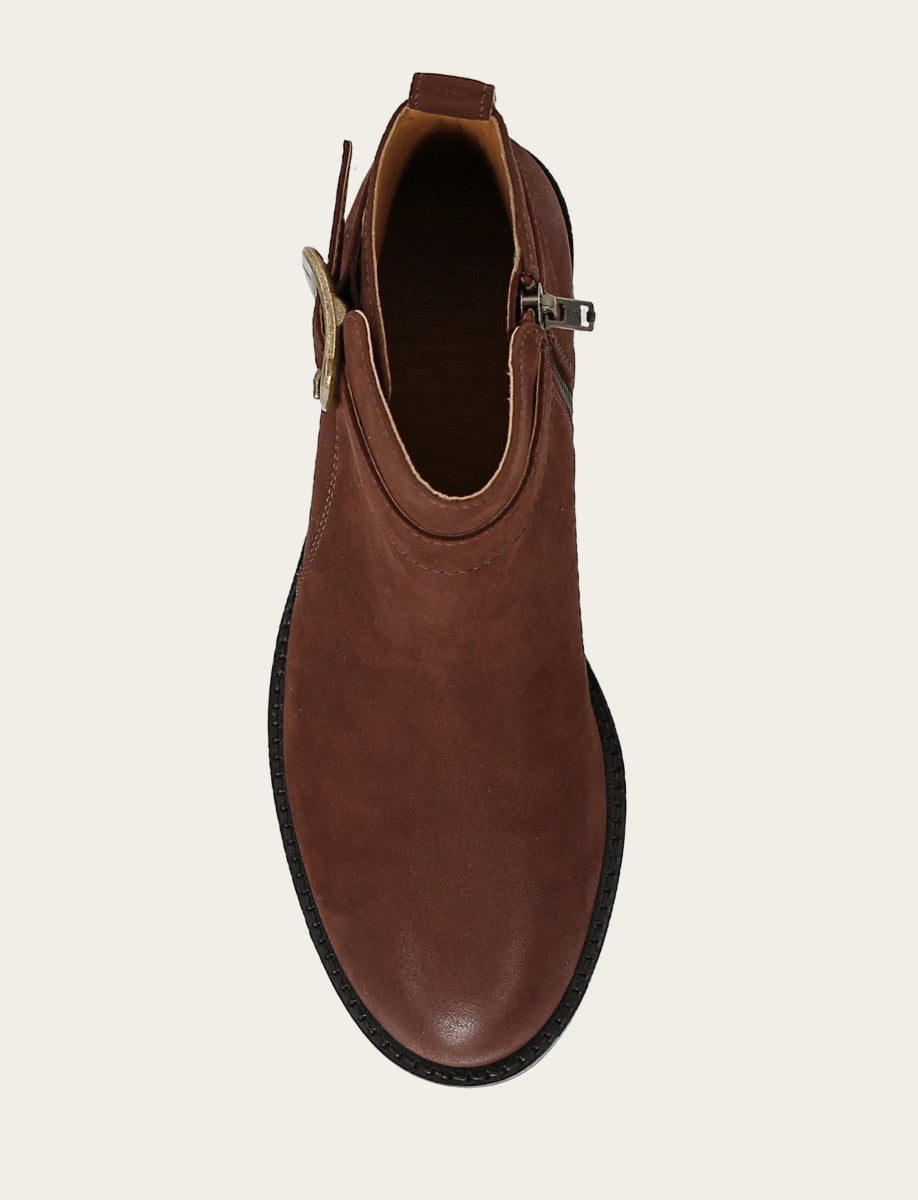 Piper Bootie - Brown - Top Down