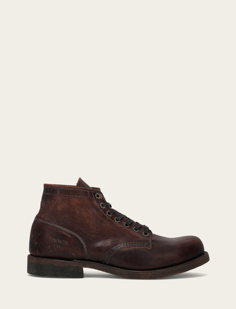 Prison Boot - Dark Brown - Outside