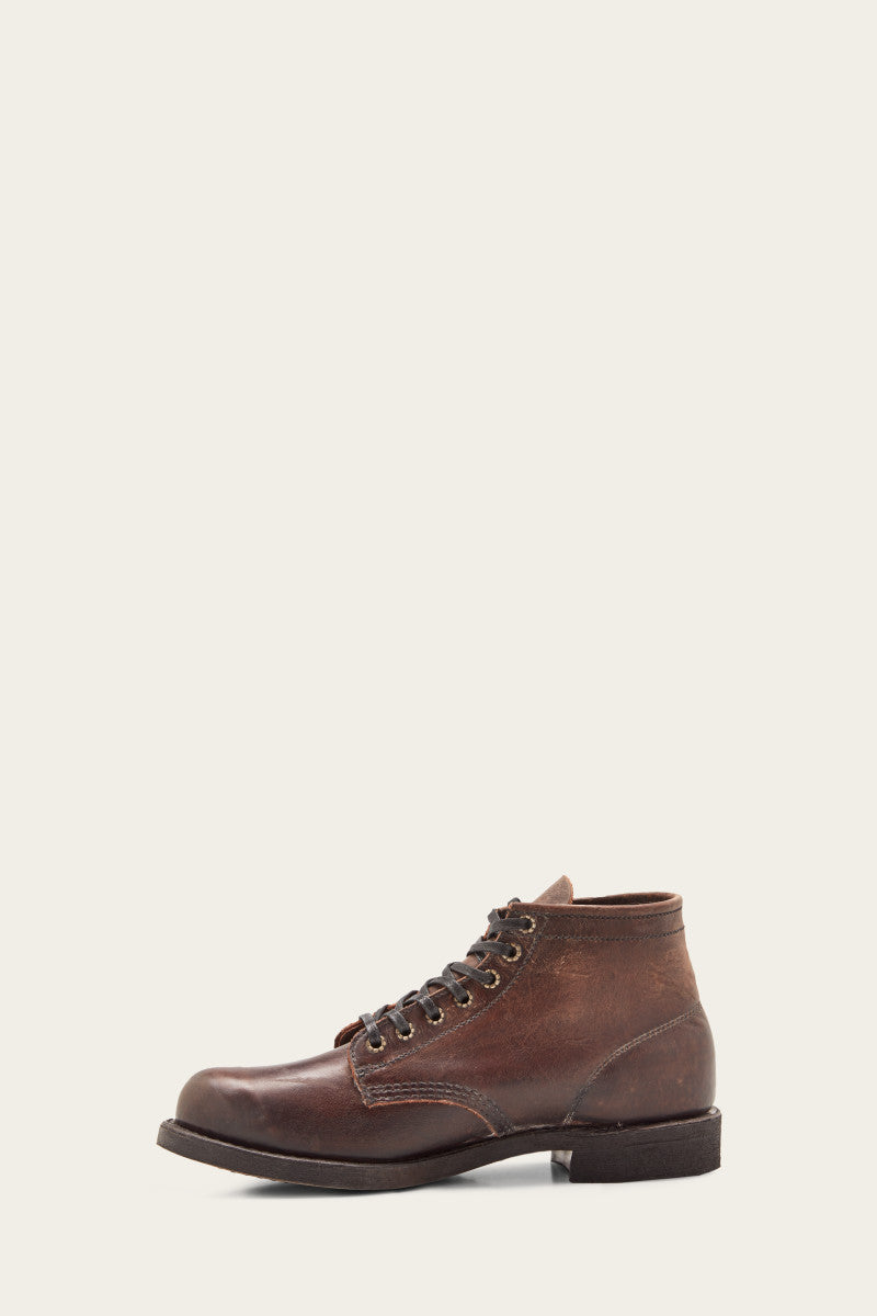 Prison Boot - Dark Brown - Inside