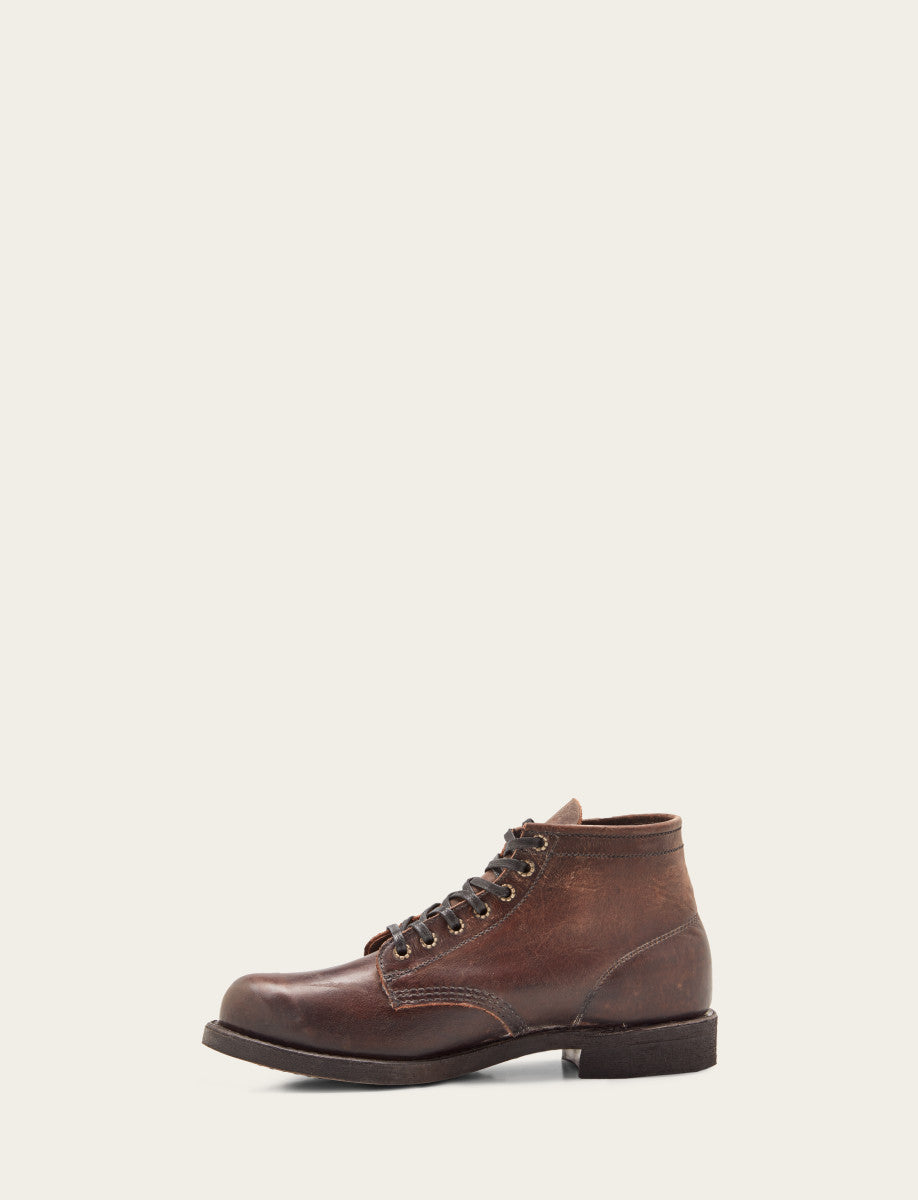 Prison Boot - Dark Brown - Inside