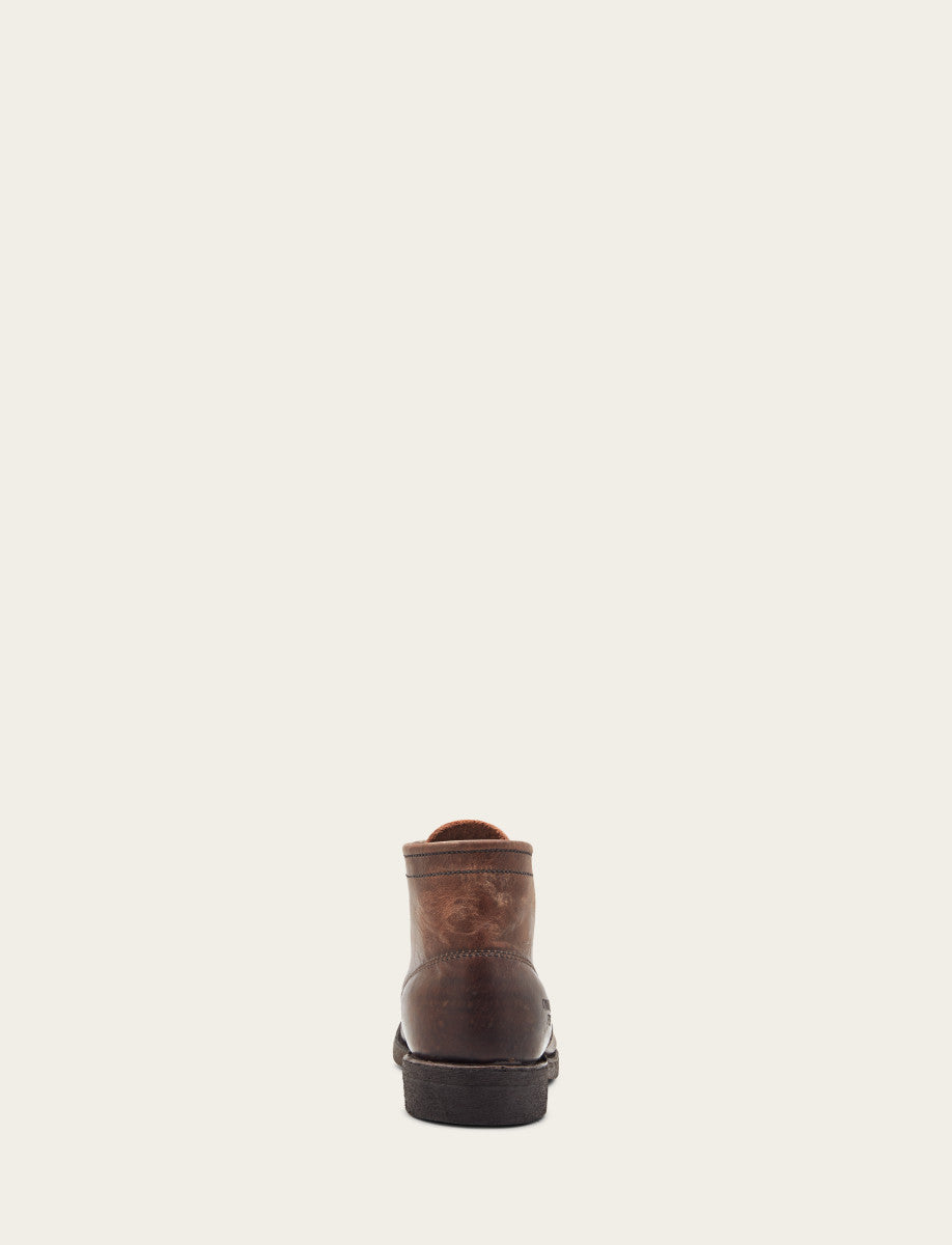 Prison Boot - Dark Brown - Back