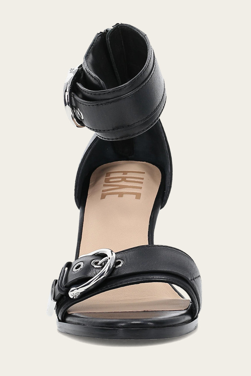 Rachel 2 Piece Sandal - Black - Front