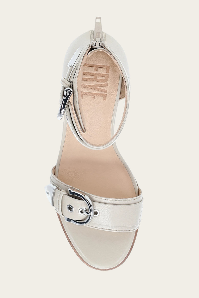 Rachel 2 Piece Sandal - Ivory - Top Down