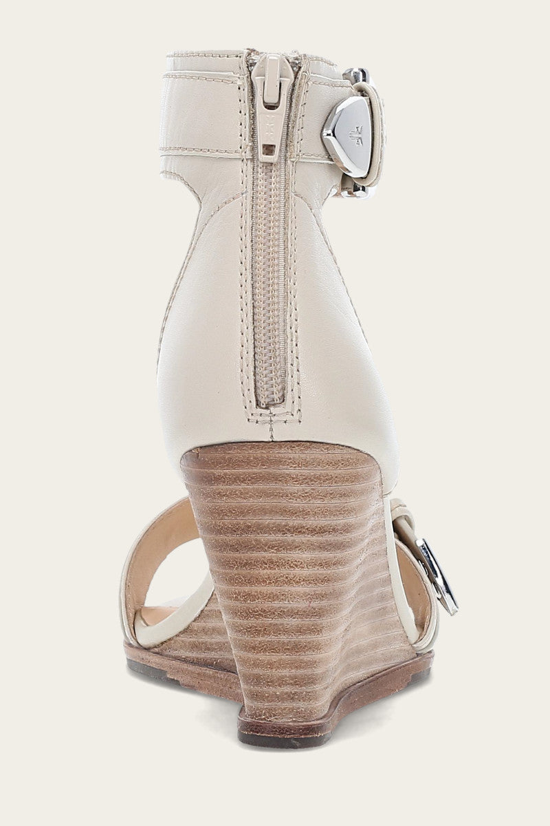 Rachel 2 Piece Sandal - Ivory - Back