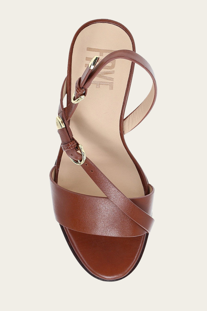 Rachel Buckle Sandal - Cinnamon - Top Down