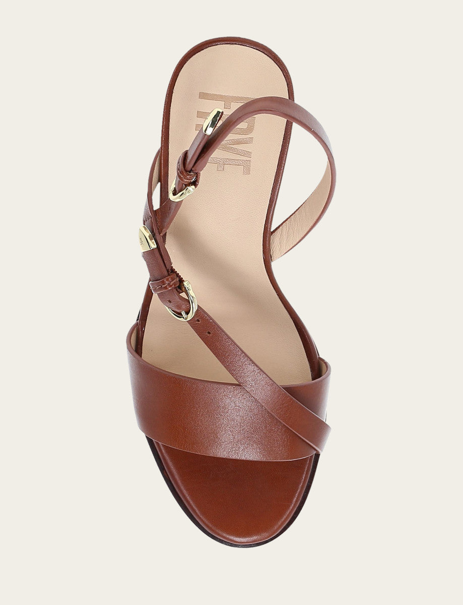 Rachel Buckle Sandal - Cinnamon - Top Down