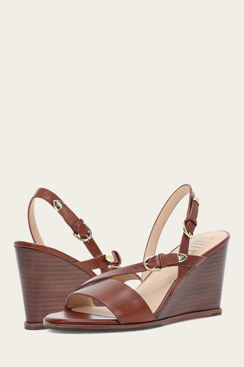 Rachel Buckle Sandal - Cinnamon - Pair
