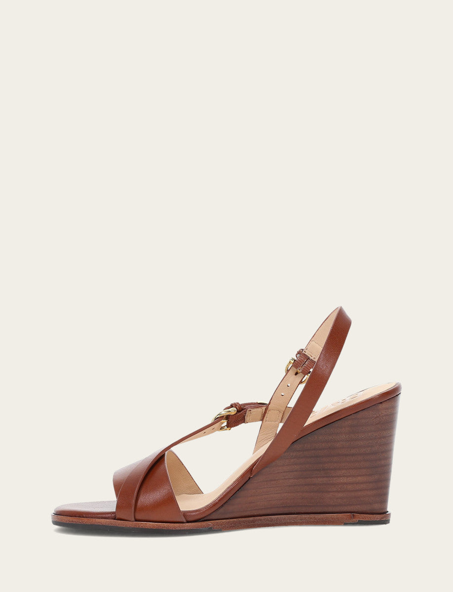 Rachel Buckle Sandal - Cinnamon - Inside