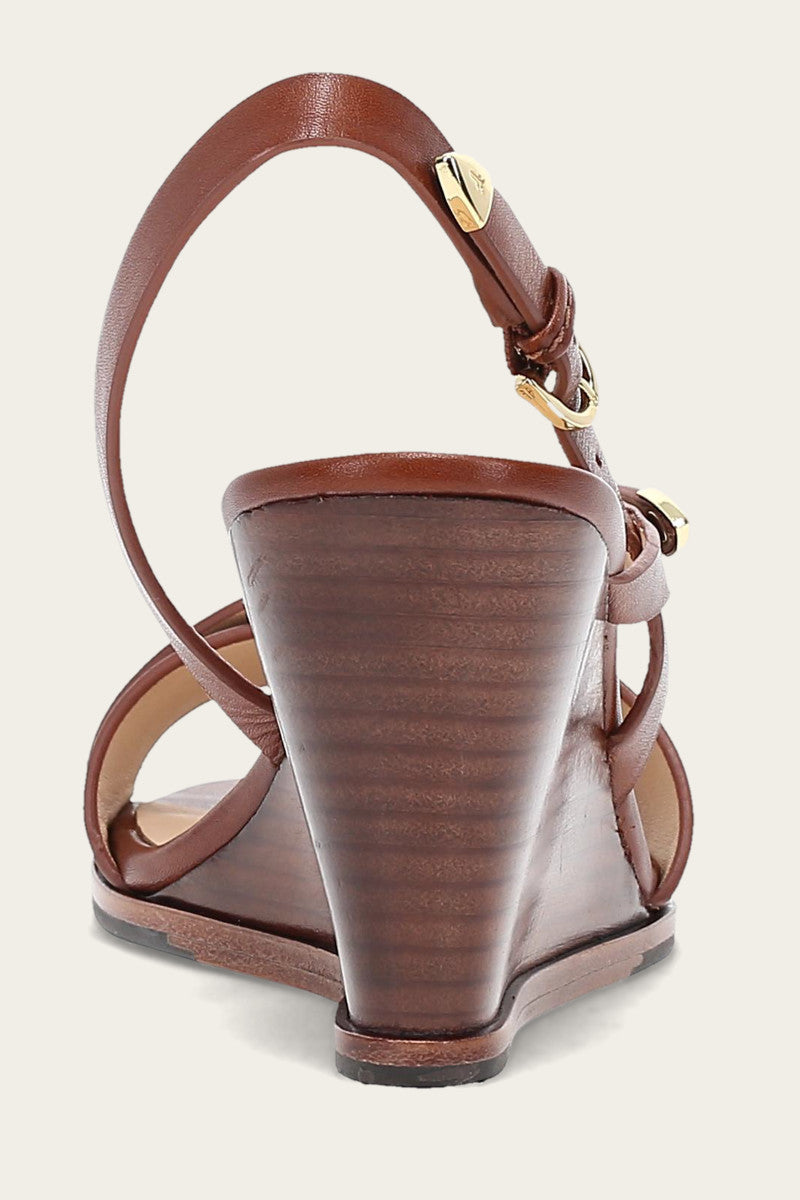 Rachel Buckle Sandal - Cinnamon - Back