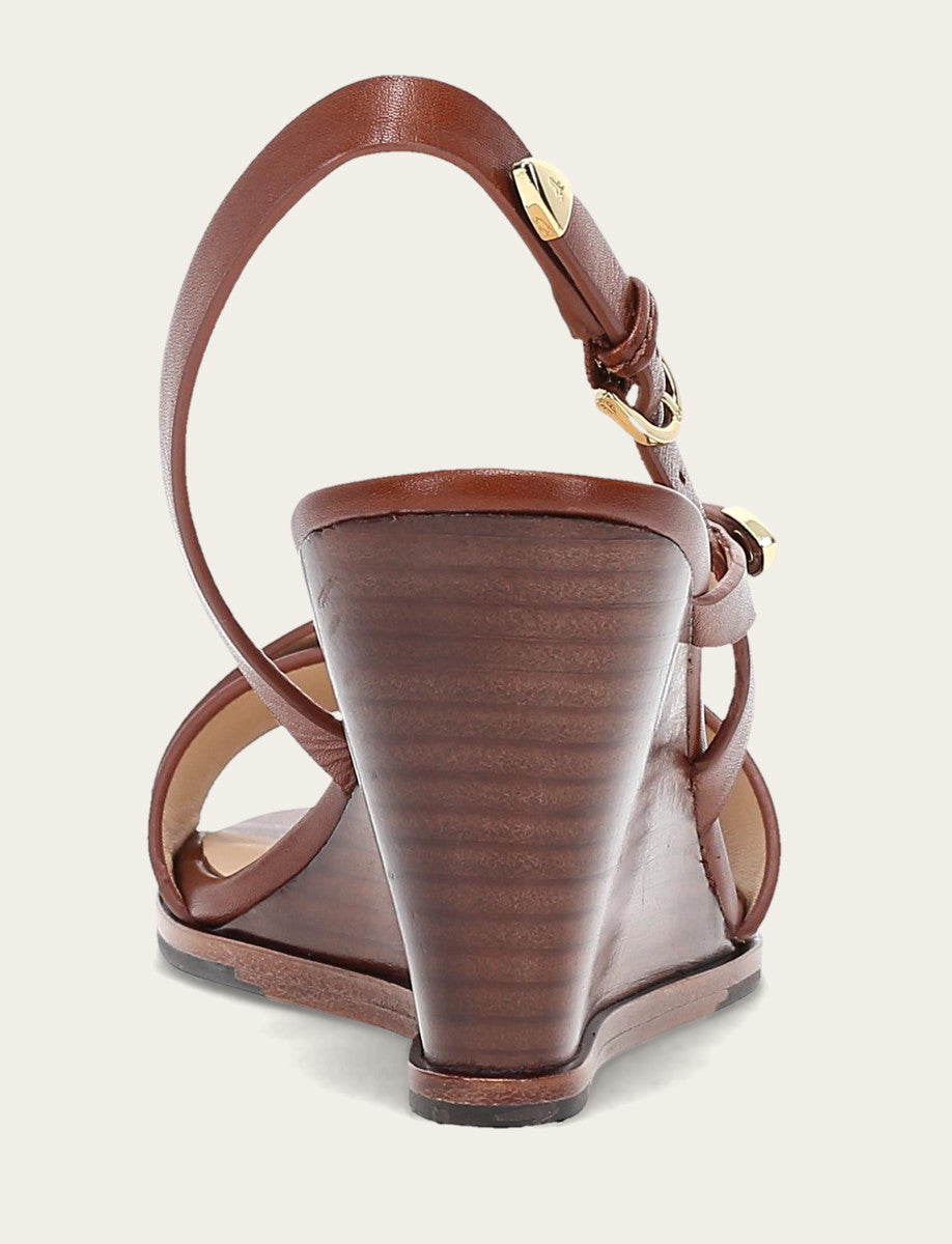 Rachel Buckle Sandal - Cinnamon - Back